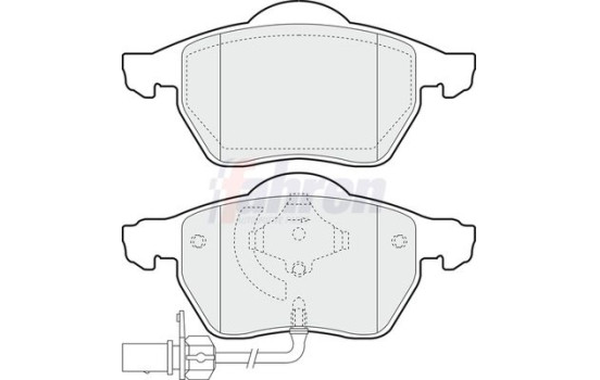 DRIVING BRAKE PAD SET