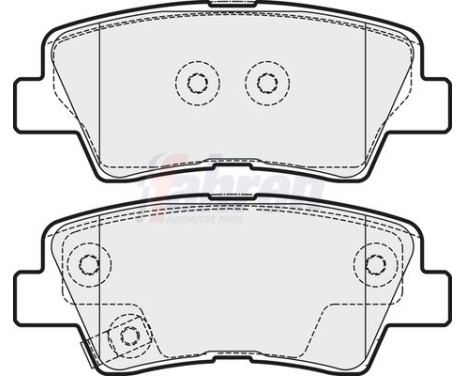 DRIVING BRAKE PAD SET