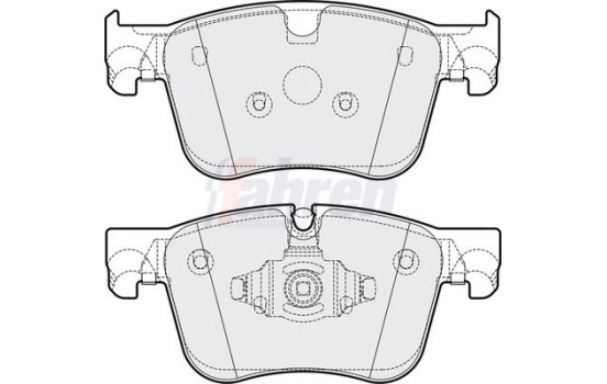 DRIVING BRAKE PAD SET, Image 2