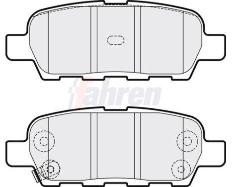 DRIVING BRAKE PAD SET