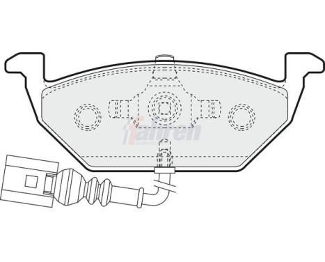 DRIVING BRAKE PAD SET