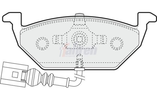 DRIVING BRAKE PAD SET