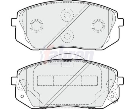 DRIVING BRAKE PAD SET