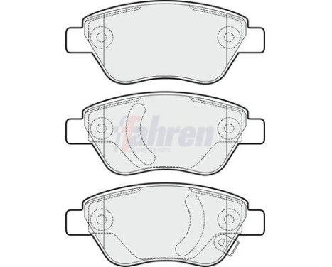 DRIVING BRAKE PAD SET, Image 2