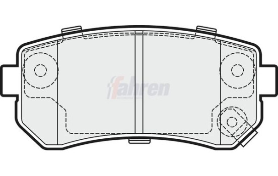 DRIVING BRAKE PAD SET