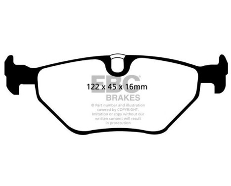 ​EBC Bluestuff brake pad set DP51091NDX, Image 2