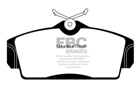 ​EBC Bluestuff brake pad set DP51238NDX, Image 2