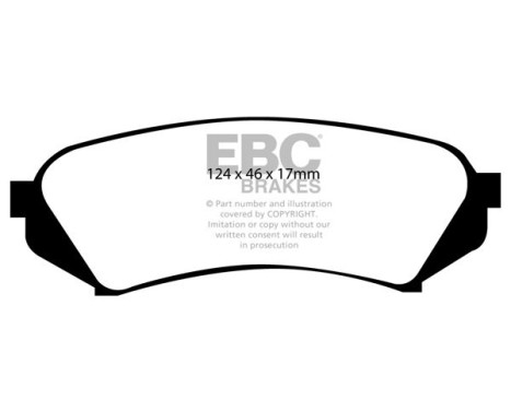 ​EBC Bluestuff brake pad set DP51282NDX, Image 2