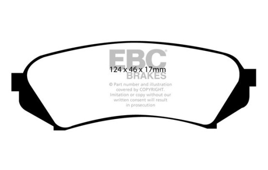​EBC Bluestuff brake pad set DP51282NDX, Image 2
