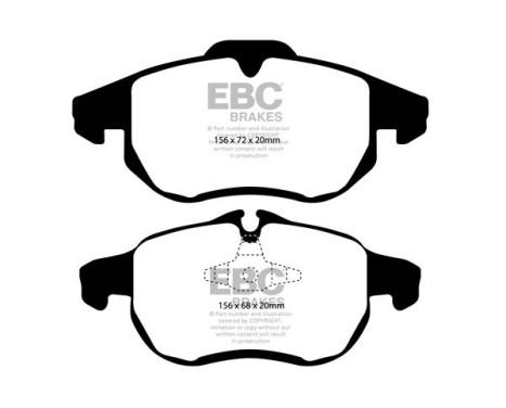 ​EBC Bluestuff brake pad set DP51414NDX, Image 2
