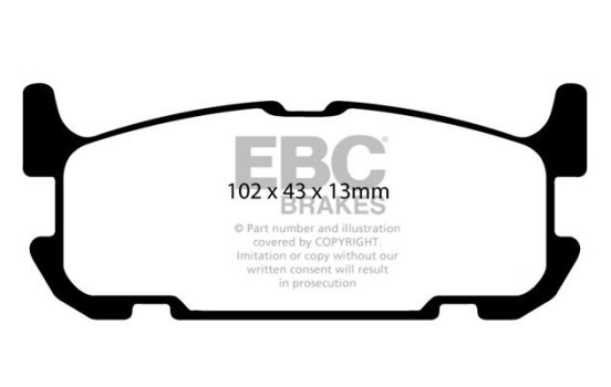 ​EBC Bluestuff brake pad set DP51685B, Image 2