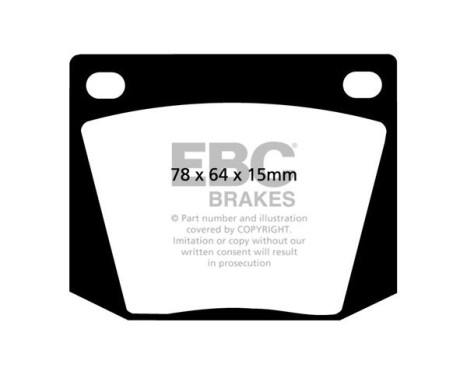 ​EBC Bluestuff brake pad set DP5169NDX, Image 2