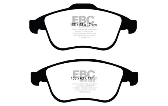 EBC Bluestuff brake pad set DP52024NDX, Image 2