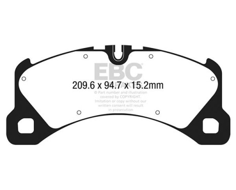 ​EBC Bluestuff brake pad set DP52203NDX, Image 2