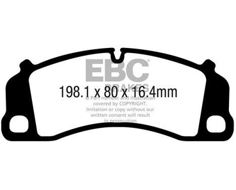 ​EBC Bluestuff brake pad set DP52206NDX, Image 2