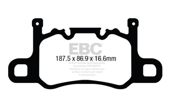 EBC Bluestuff brake pad set DP52207NDX, Image 2