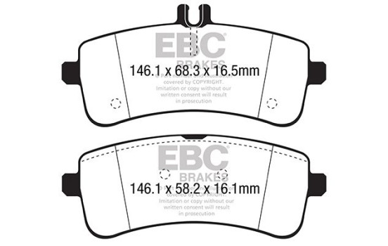 EBC Bluestuff brake pad set DP52350NDX, Image 2