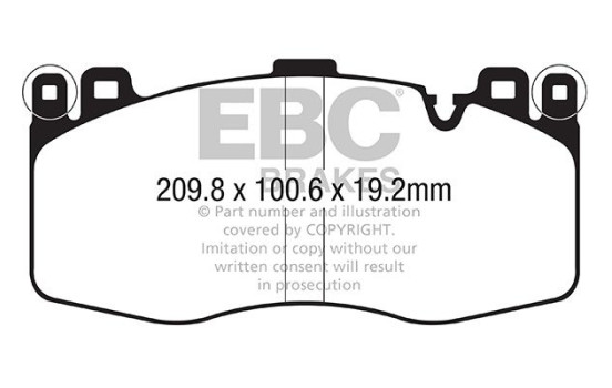 ​EBC Bluestuff brake pad set DP52370NDX, Image 2
