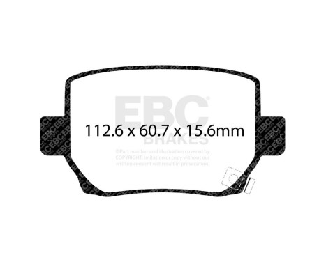 ​EBC Bluestuff brake pad set DP52419NDX, Image 2