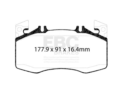 EBC Bluestuff brake pad set DP52424NDX, Image 3