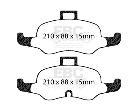 EBC Redstuff brake pad set DP32447C, Image 3