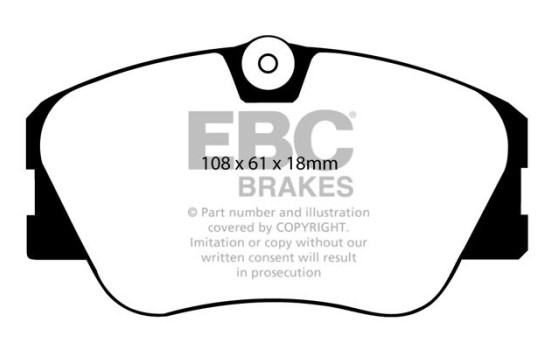 EBC Redstuff brake pad set DP3577C, Image 2
