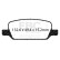 EBC Yellowstuff brake pad set DP42417R, Thumbnail 3