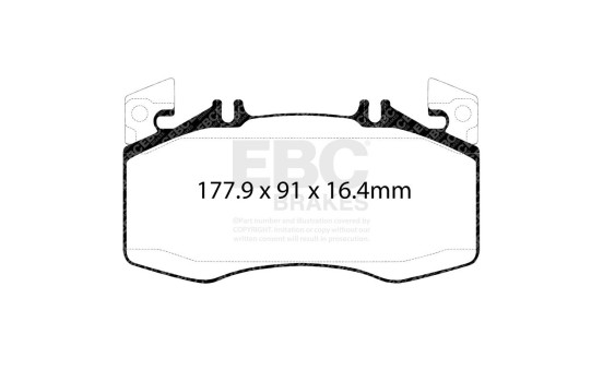 EBC Yellowstuff brake pad set DP42424R, Image 4