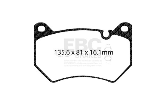 EBC Yellowstuff brake pad set DP42437R, Image 4