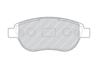 FERODO BRAKE PAD SET FDB5028
