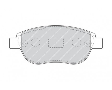 FERODO BRAKE PAD SET FDB5028, Image 2