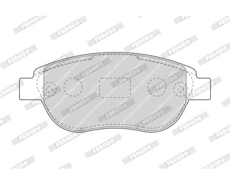 FERODO BRAKE PAD SET FDB5028, Image 2