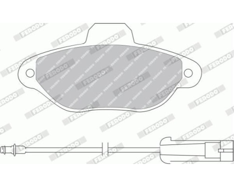 FERODO BRAKE PAD SET FDB925B, Image 2