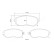 High performance brake pad set 07.B314.73 Brembo, Thumbnail 3