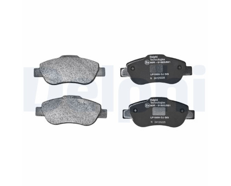 JEU DE PLAQUETTES DE FREIN LP1929 Delphi, Image 2