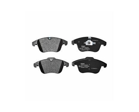 JEU DE PLAQUETTES DE FREIN LP2065 Delphi, Image 2