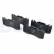 JEU DE PLAQUETTES DE FREIN LP2187 Delphi