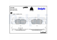 JEU DE PLAQUETTES DE FREIN LP3188 Delphi