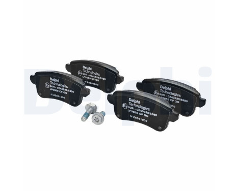 JEU DE PLAQUETTES DE FREIN LP3659 Delphi, Image 2