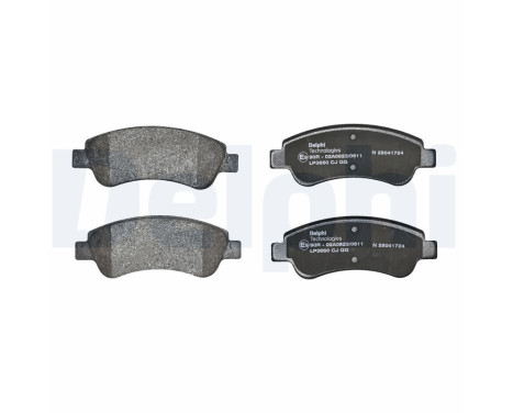 JEU DE PLAQUETTES DE FREIN LP3660 Delphi, Image 2
