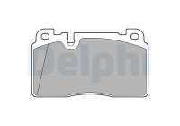 JEU DE PLAQUETTES DE FREIN LP3677 Delphi