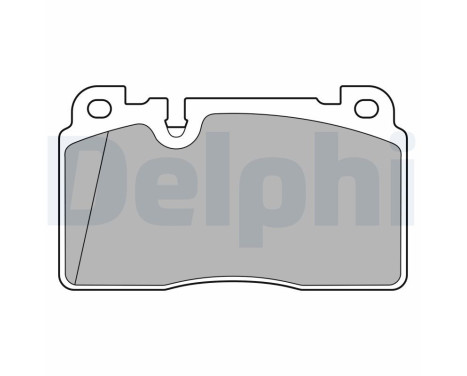 JEU DE PLAQUETTES DE FREIN LP3677 Delphi