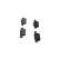 Kavo parts Parts Brake pad KBP-10074, Thumbnail 4