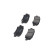Kavo parts Parts Brake pad KBP-10091, Thumbnail 2