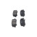 Kavo parts Parts Brake pad KBP-10091, Thumbnail 4