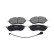 Kavo parts Parts Brake pad KBP-10106