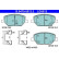 Second chance brake pad set, disc brake ATE13.0470-5512.2.265