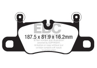 ​Set EBC Redstuff brake pad set DP32371C
