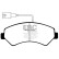 Set EBC Yellowstuff brake pad set DP419692R, Thumbnail 2