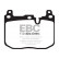 Set EBC Yellowstuff brake pad set DP42130R, Thumbnail 4